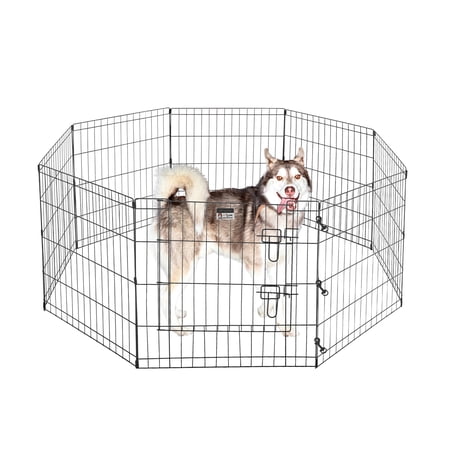 PETMAKER Indoor/Outdoor Foldable Puppy Dog Playpen with Eight 24in Panels