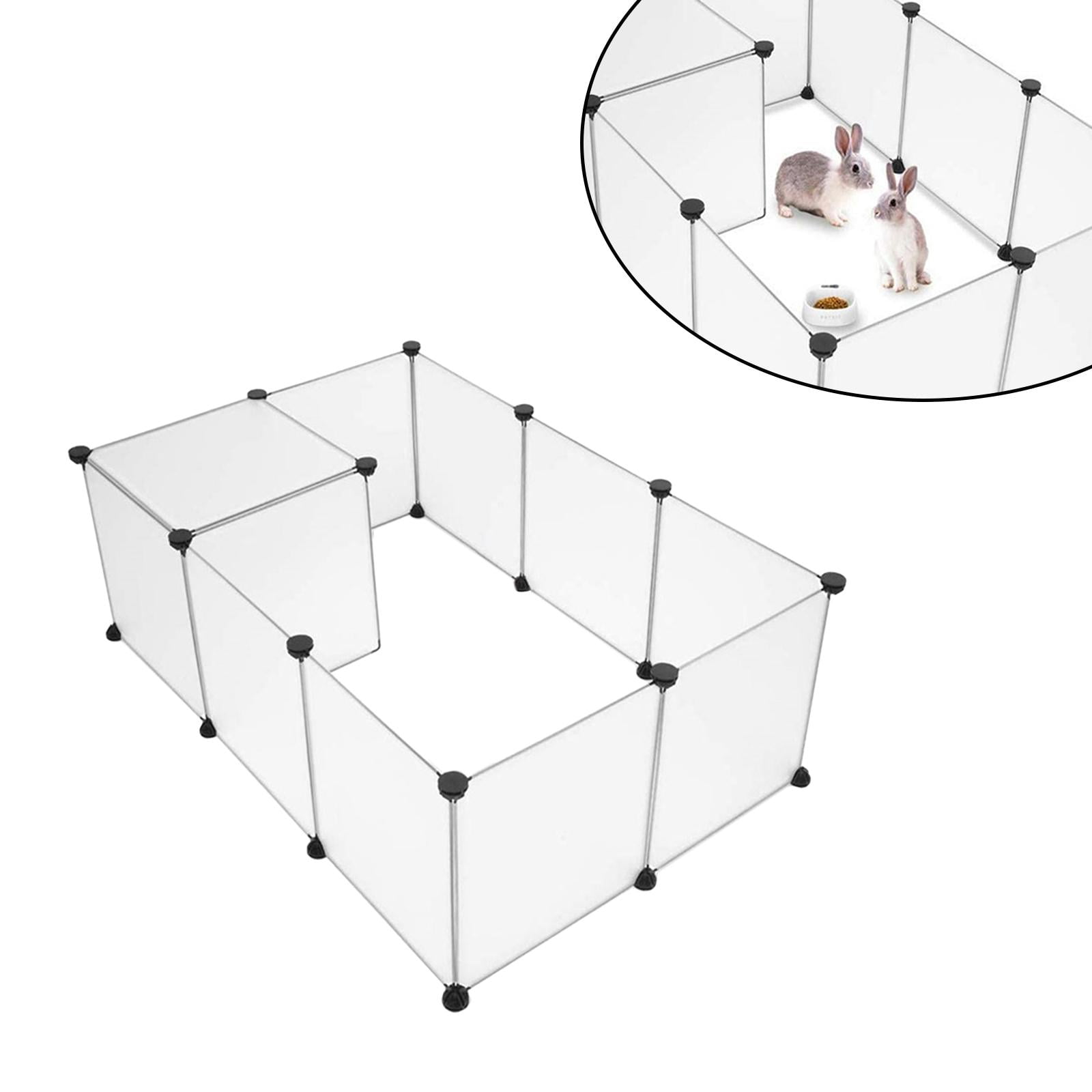 Puppy Playpen Small Animal Cage Multi Functional PP Enclosure Indoor ... - Portable Puppy Enclosure With Screened Ventilation