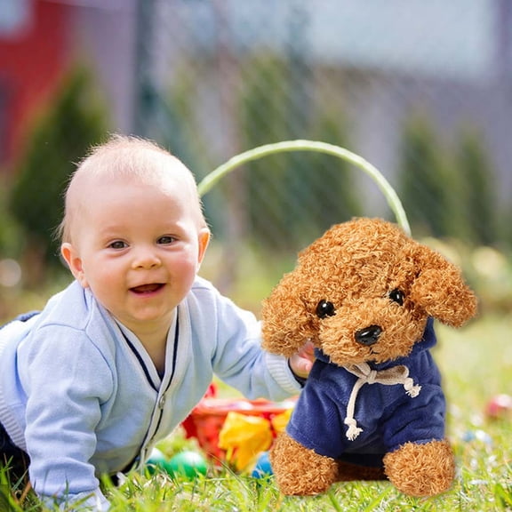 Puppy Plush Doll - Collectible Figure Cotton Toy Gift for Gift Giving Poseable Figure Perfect Present Idea for Holiday and Daily Fun