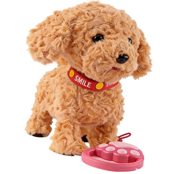 Puppy Plush Electric Toy Dog Walk Bark and Talk for Children with Interactive Features for Education