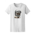 thumbnail image 1 of Puppy Pug In A Racer Helmet Tee Women's -Image by Shutterstock, 1 of 2