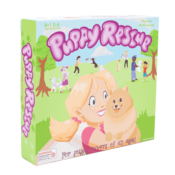 AJ Games Puppy Rescue Classic Games Board Game, 1 Pack, 10 x 2 x 11 Inches