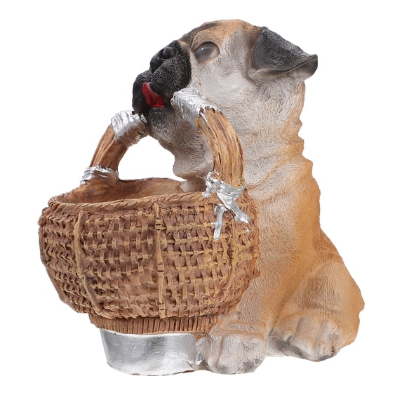 Puppy Shape Container Sundries Holder Funny Key for Wall Ornament