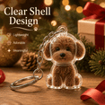 thumbnail image 1 of Puppy Shaped Memory Keychain with Clear Storage Capsule, Memorial Storage Pendant with Secure Key Ring, for Keys, Handbag, Travel Pouch, Display Box, Memory Collection, and Pet Remembrance, Style B, 1 of 9
