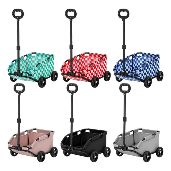 Puppy Stroller 3 in 1 Folding Dog Stroller – 4 Wheels Pet Stroller for Small Dogs and Cats, Comfortable Travel, Compact & Durable Design, 20.08" x 13.78" x 9.06"-Grey