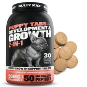 Bully Max Puppy Growth Chewable Tablets, 30 count Bottle