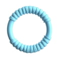 thumbnail image 1 of Puppy Teething Chew Toy 4.72 Inch for Small Dogs, Durable TPR Ring Toy for Teething Relief, Interactive Play Dental Health, Training Reward for Puppies, Dog Toys, Blue, 1 of 5