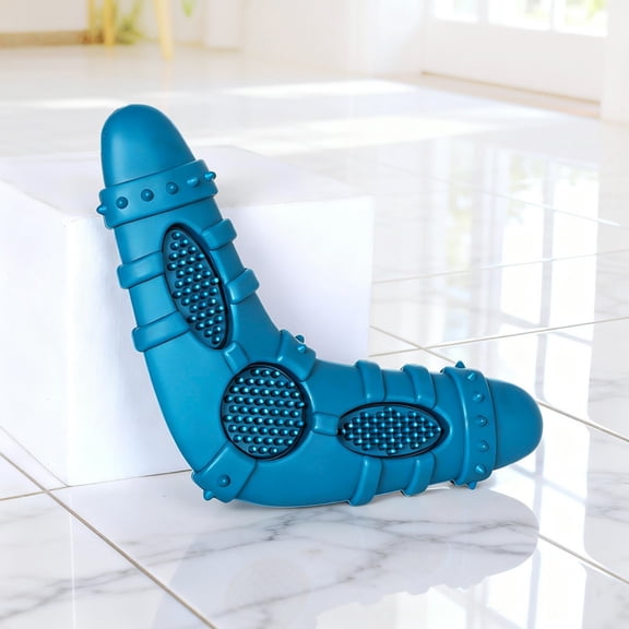 Puppy Teething Sticks, Best indestructible Dog Chew toy, 7 in Rubber, Dog Chew toys for Small Dogs, Gum Soothing, Teething Phase, Blue, 1 Pc