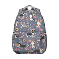thumbnail image 1 of "Puppy Themed Backpack - Cute & Functional for College & Office, Durable Material with Multiple Pockets, Ideal Gift for Dog Lovers", 1 of 6