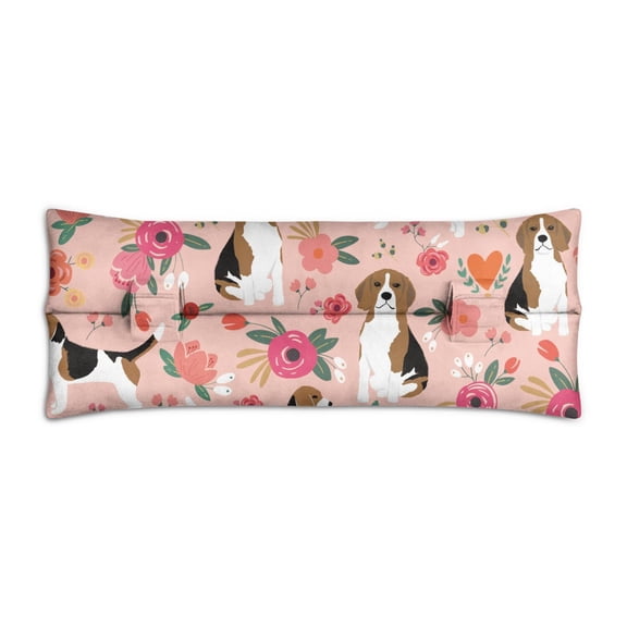 Puppy Themed Seatbelt Pillow - Post Surgery Mastectomy Cushion - Soft Chest Protector After Heart Surgery with Canine Design