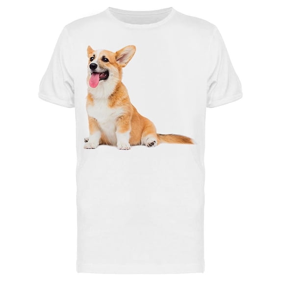 Puppy With Long Tongue Tee Men's -Image by Shutterstock Men's T-shirt