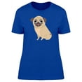 thumbnail image 1 of Puppy With Tongue Out Doodle T-Shirt Women -Image by Shutterstock, Female Small, 1 of 2