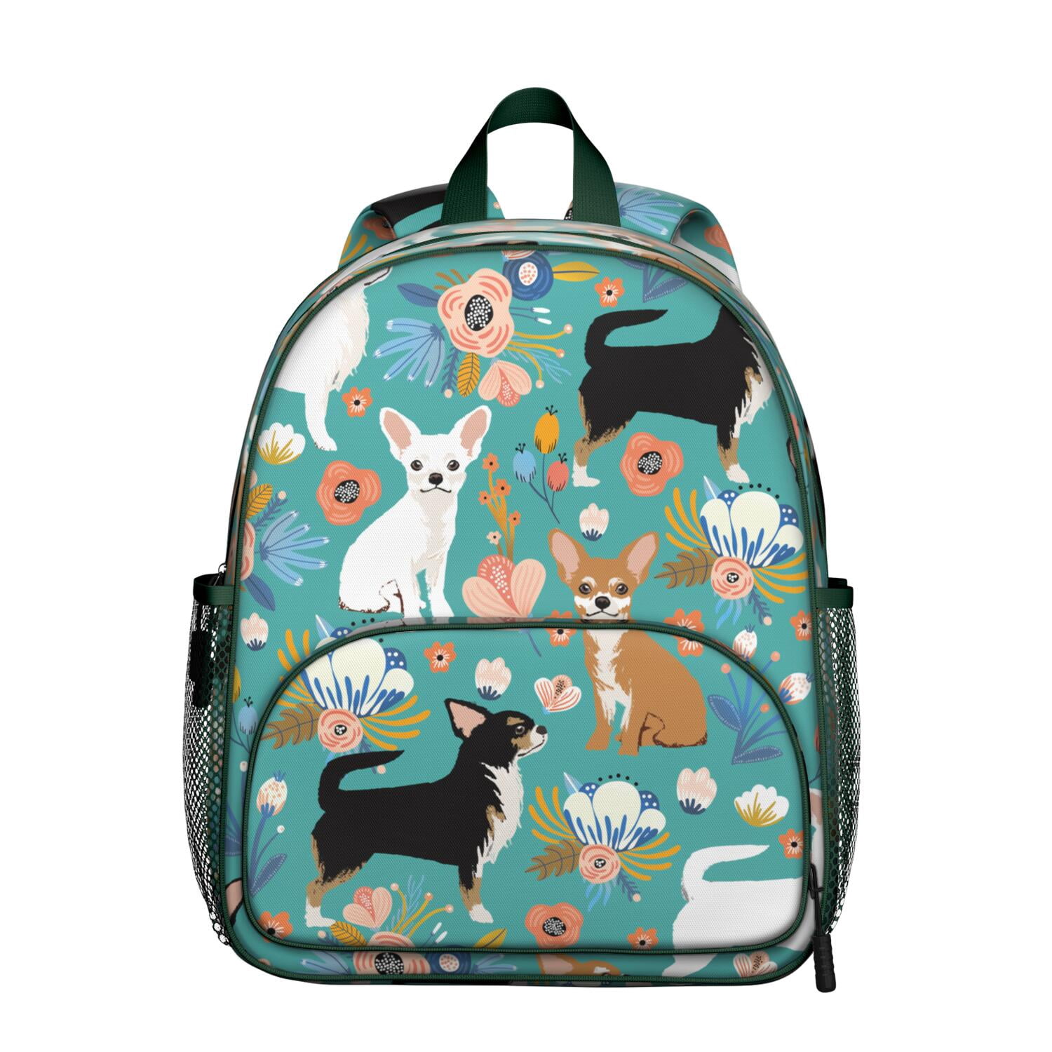 Puppy and Paw Print Backpack for Dog Lovers, Lightweight Small Travel ...