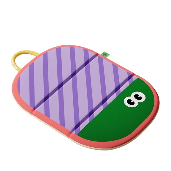 Puppy mat,Cooling dog mat,2026 New Summer Cartoon Striped Ice Silk Pet Mat,All Season Pet Bed Mat for Small Medium Dogs Cats Purple S