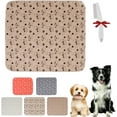 thumbnail image 1 of PuppyPad Pee Pads for Dogs with Pheromones –2026 New Washable Reusable Puppy Training Pads with 4-Layer Leak Protection, Odor Control, and Non-Slip Base (Brown B, M: 27.6" × 31.5"), 1 of 8