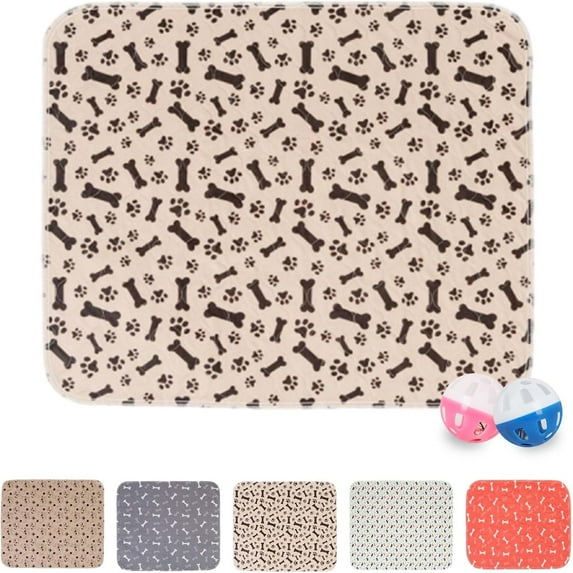 PuppyPad Pee Pads, Reusable Puppy Pads with Pheromones, Washable Pee Pads for Dogs & Cats, Durable Leak-Proof & Anti-Slip Pet Training Pads for Home & Travel (A, Medium)