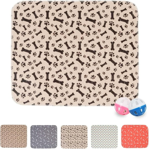 PuppyPad Pee Pads, Reusable Puppy Pads with Pheromones, Washable Pee Pads for Dogs & Cats, Durable Leak-Proof & Anti-Slip Pet Training Pads for Home & Travel (A, X-Small)