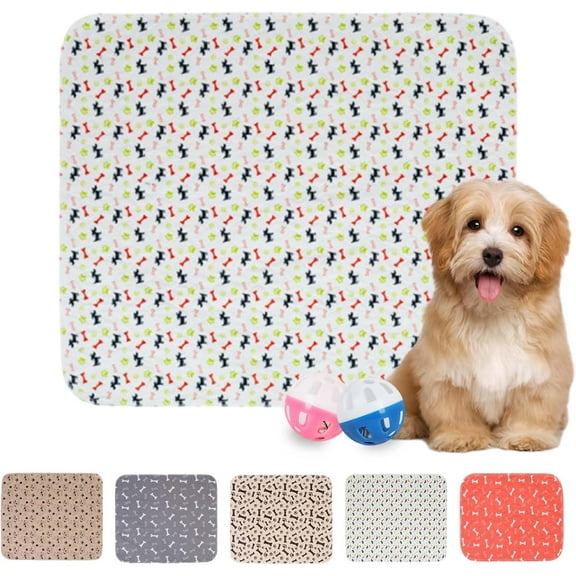 PuppyPad Pee Pads, Reusable Puppy Pads with Pheromones, Washable Pee Pads for Dogs & Cats, Durable Leak-Proof & Anti-Slip Pet Training Pads for Home & Travel (B, X-Small)