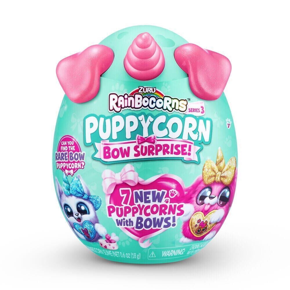 Puppycorn Paws and Bow Surprise: Delightful Novelty & Gag Toy, Pink, Styles May Vary, Ages 3 And Up