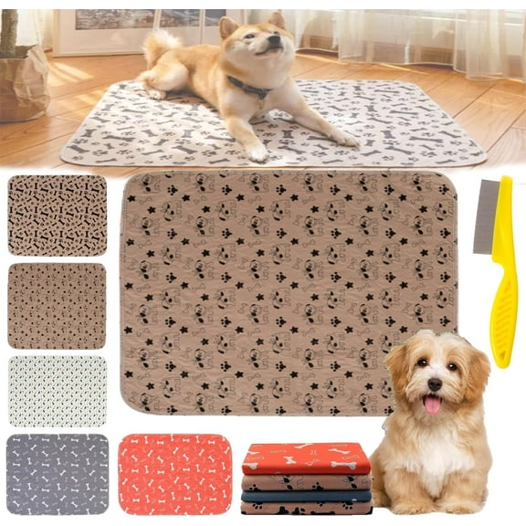 Puppypad - The Durable, Leak-Proof Pee Pad, Puppypad with Pheromones, Puppy Pad - Rip-Proof, Eco-Friendly, Easy to Clean & Reuse, Multi-Size for All Dogs (E, 12"×12")