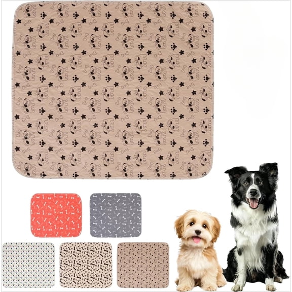 Puppypad Pee Pads with Pheromones, 4-Layer Leak-Proof Protection and Non-Slip Bottom for Effective Housebreaking and Odor Control, Washable & Reusable Dog Training Pads
