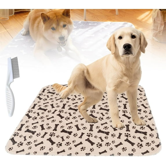 Puppypad Pee Pads, Puppypad with Pheromones, The Last Pee Pad You'll Get Absorbent Reusable, Pet Whelping Pad, Non-Slip Puppy Pad Pee Pads for Small Medium and Large Dogs (black-1pc, 15.7*23.6in)