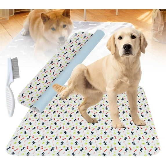 Puppypad Pee Pads, Puppypad with Pheromones, The Last Pee Pad You'll Get Absorbent Reusable, Pet Whelping Pad, Non-Slip Puppy Pad Pee Pads for Small Medium and Large Dogs (white-2pc, 15.7*23.6in)