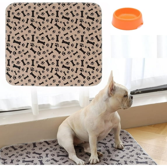 Puppypad Pee Pads with Pheromones, Reusable and Washable Puppy Pads, Leak-Proof Pet Training Pads for Dogs Indoor Use (Beige, S-16X24)