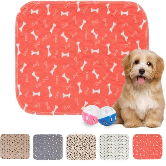 Puppypad Pee Pads with Pheromones, Reusable and Washable Puppy Pads, Leak-Proof Pet Training Pads for Dogs Indoor Use (E,L)