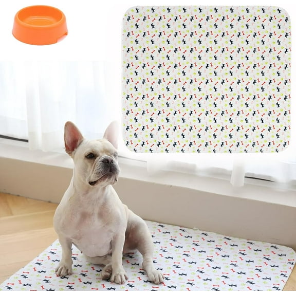 Puppypad Pee Pads with Pheromones, Reusable and Washable Puppy Pads, Leak-Proof Pet Training Pads for Dogs Indoor Use (White, S-16X24)