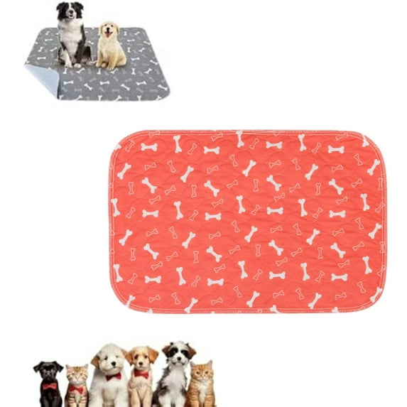 Puppypad with Pheromones, Puppypad Pee Pads, Puppy Pad Reusable Pet Pee Pad, Washable,Leak & Odor Proof, Easy to Clean & Reuse for Dogs and Cats, Naturally Fresh Scent