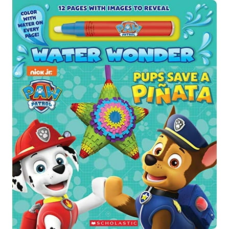 Pre-Owned Pups Save a Pinata (a Paw Patrol Water Wonder Storybook) Paperback