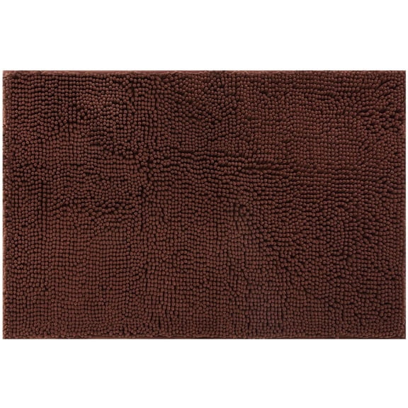 Pupteck Chenille Doormat, Absorbent Machine Washable, 36" x 24"