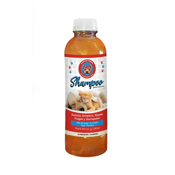 Pupuslandia Pet Shampoo for Dogs and Cats Almond Scent 10 oz