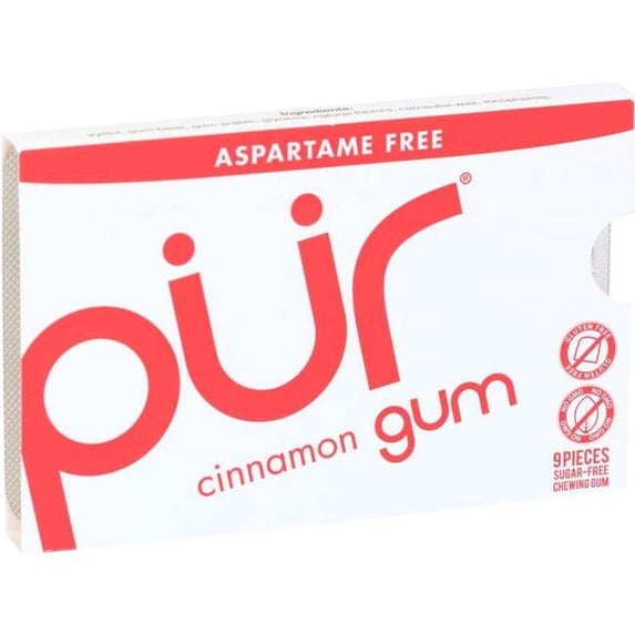 Pur 132960 Aspartame Free Cinnamon Chewing Gum