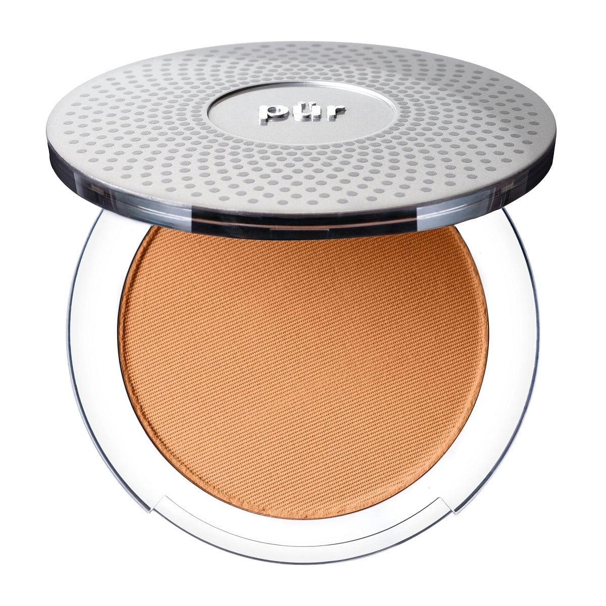 PÜR MINERALS 4-in-1 Pressed Mineral Makeup SPF 15 Powder Foundation with Concealer & Finishing Powder - Medium to Full Coverage- Cruelty-Free & Vegan Friendly, 0.28 Ounce Deeper/DPP1