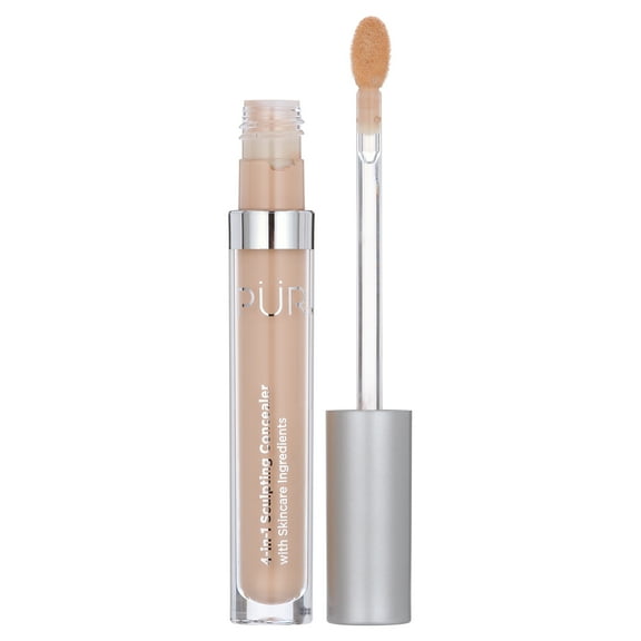 Pur 4-in-1 Sculpting Under Eye Concealer Brightening and Hydrating Makeup, Bone LG3, 0.13 fl oz