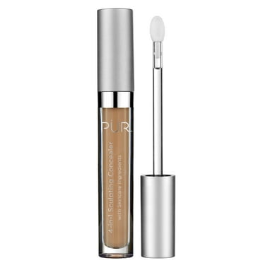 Pur 4-in-1 Sculpting Under Eye Concealer Brightening and Hydrating Makeup, Walnut DN2, 0.13 fl oz