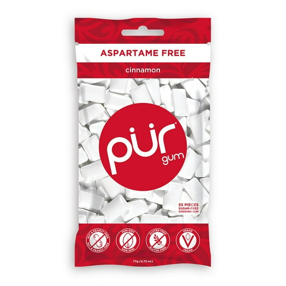 Pur Cinnamon Gum  - Case Of 12 - 2.72 Oz