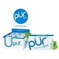 Pur Company Pur Gum Aspartame Free Peppermint 12 Tray Pack of 4