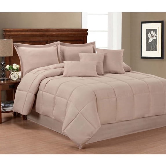 Pur Luxe Down Alternative Comforter Set, 7 Piece