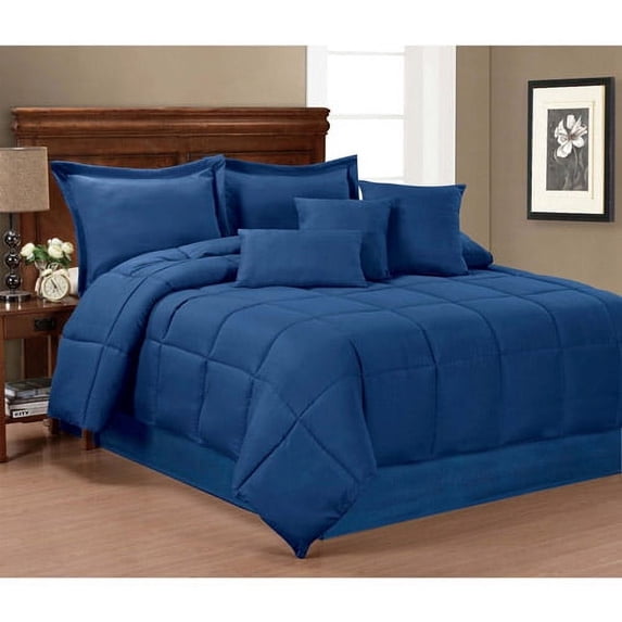 Pur Luxe Down Alternative Comforter Set, 7 Piece