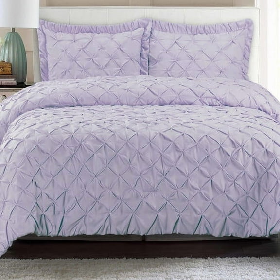 Pur Luxe Pintuck Quilt Set