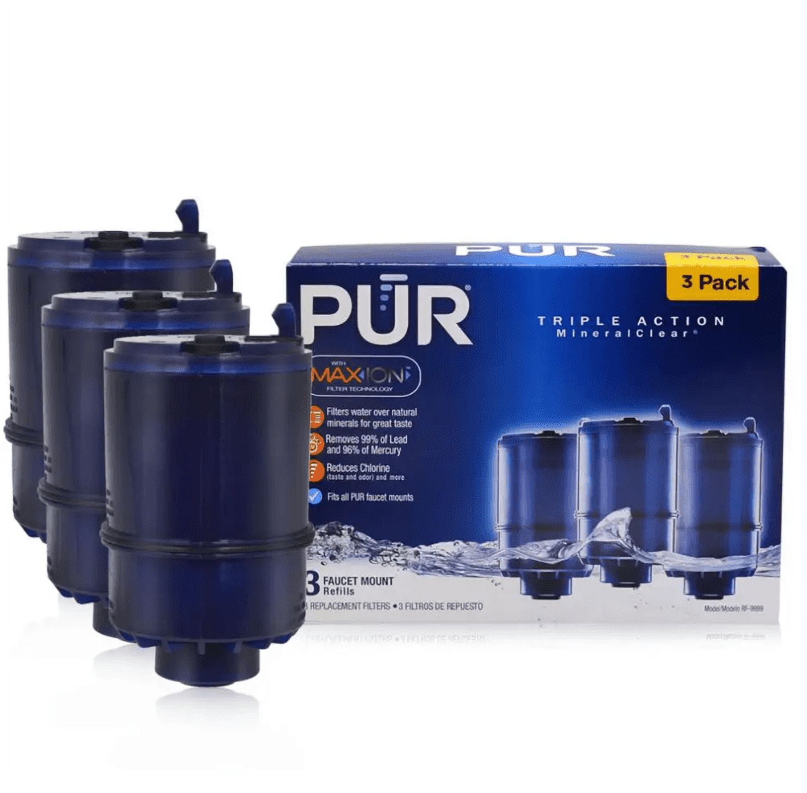 Pur® RF9999 Water Filter Replacement (3 Pack) Compatible with Pur