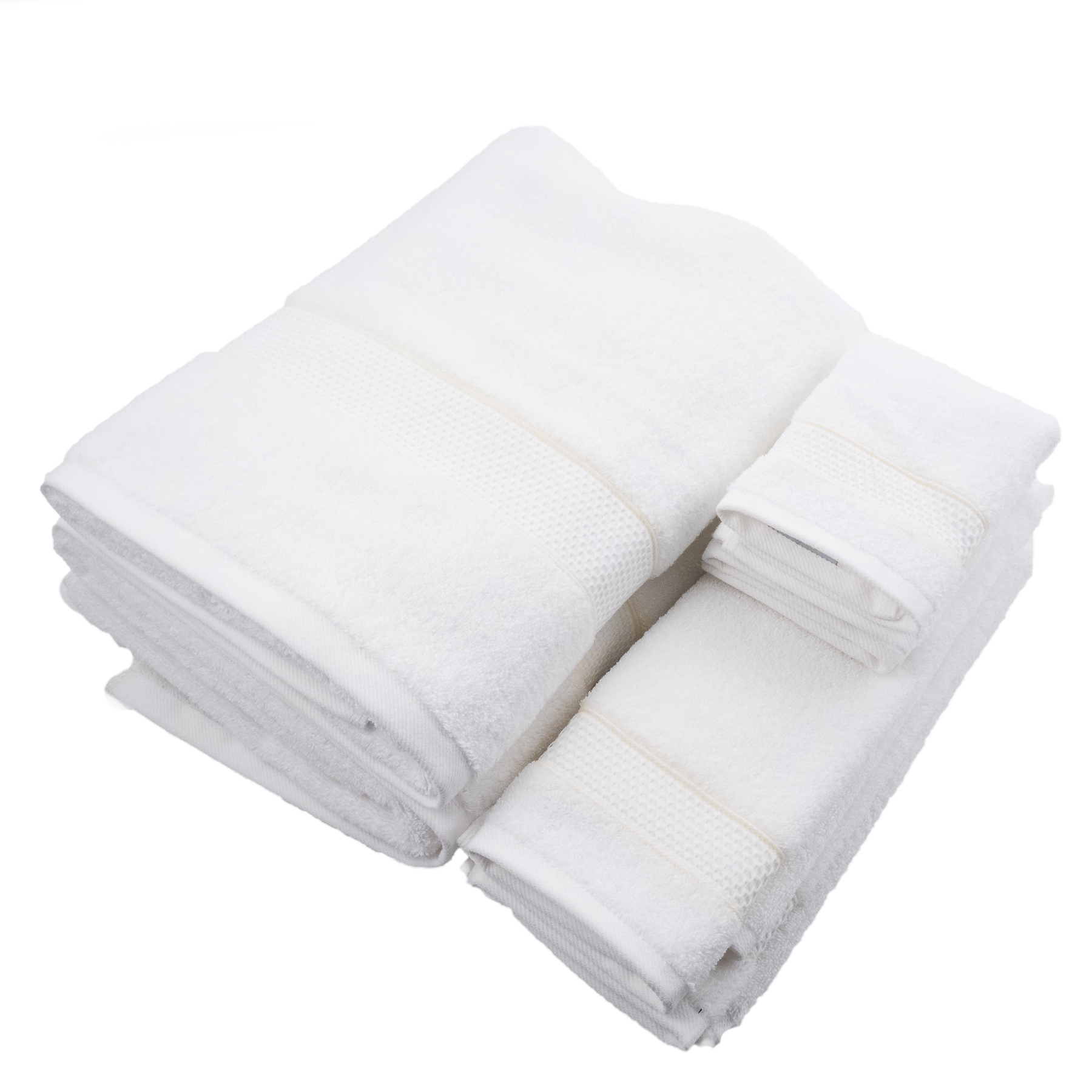 Pur-Well Living Pur Spa Designer Luxury Towel Complete Collection [6 Towels] (Cream Towel Bundle) - image 1 of 2