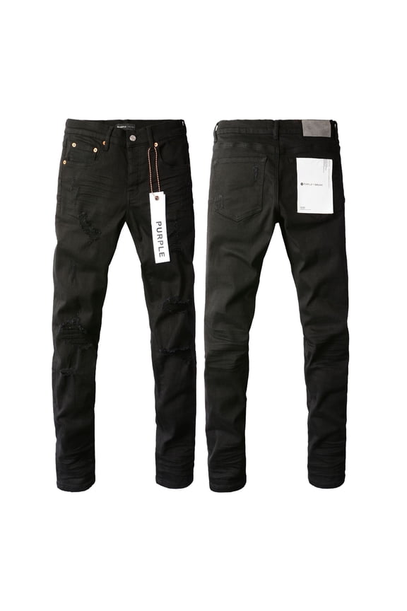 Pur-ple Jeans brand Jeans Men's Jeans Casual Comfort Holes Fashionable Straight Skinny Slim Fit Jeans, Ripped Stretch Jeans Denim Pants 9022 SIZE 28-40