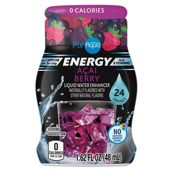 PurAqua Acai Berry Energy Liquid Water Enhancer, 1.62 fl oz