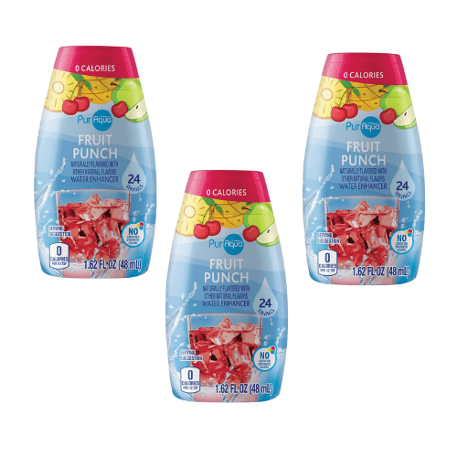 PurAqua Fruit Punch Liquid Water Enhancer 24 servings ,3 Pack