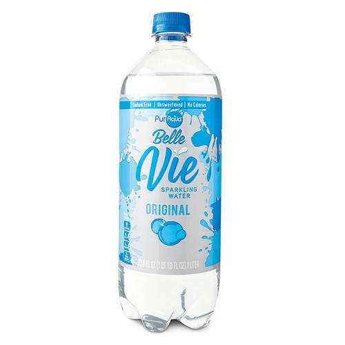PurAqua Pure Belle Vie Sparkling Flavored Water, 33.8 fl oz