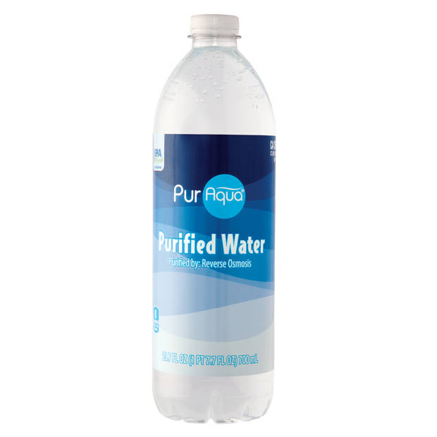 PurAqua Purified Water, 20 fl oz